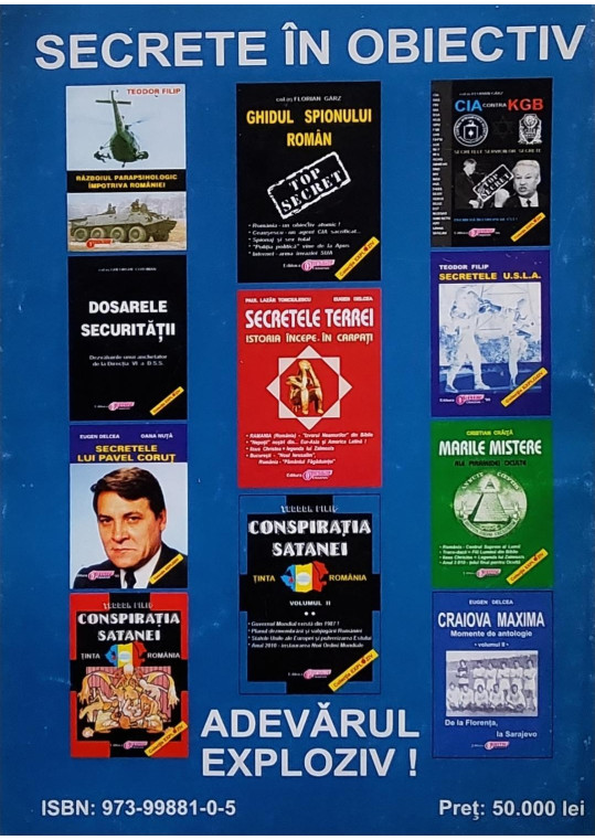 Conspirația satanei, vol. 2 Ținta România - Teodor Filip